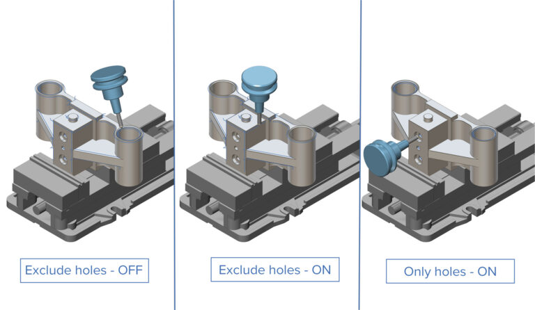 Deburring Exclude Holes and Vertical Edges