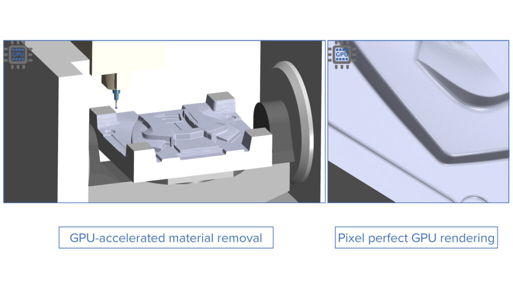 CNC Simulation - Support for GPU-Accelerated Material Removal Simulation and Collision checking